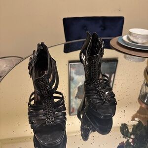 Sleek Black High Heels for Elegant Occasions